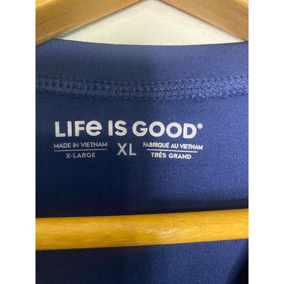NWT Kids Life Is Good Dark Blue Rash Guard Swim Shirt Size XL Beach Swim - Picture 11 of 13